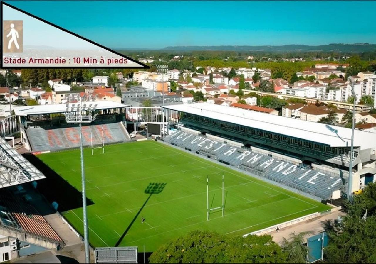 Douce Escale - Agen Sud, T2, Rdj, Clim Reversible, Proche Enap Exterior foto